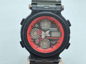  Junk CASIO Casio G-SHOCK G shock GAUSSMAN AW-571E case damage quartz wristwatch 