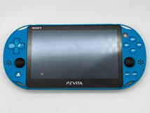 【ジャンク】 SONY PlayStation VITA Wi-Fiモデル 本体 アクアブルー PCH-2000 PS VITA_画像2
