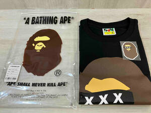 A BATHING APE × GOD SELECTION XXX Tシャツ ア ベイシング エイプ ゴッドセレクション トリプルエックス ブラック XL メンズ