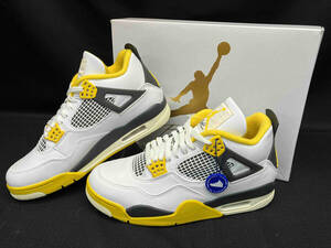 NIKE WMNS AIR JORDAN 4 RETRO Vivid Sulfur / AQ9129-101 /ナイキ エアジョーダン スニーカー サイズ:27.5cm