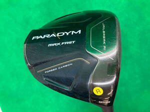 ヘッドカバー付き Callaway キャロウェイ PARADYM MAX FAST ドライバー