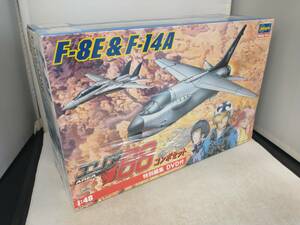 プラモデル ハセガワ 1/48 F-8E&F-14A コンボセット DVD付き 「エリア88」