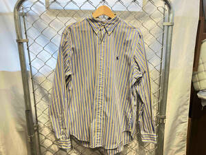POLO RALPH LAUREN Classic fit Stripe Shirt 長袖シャツ ラルフローレン L 店舗受取可