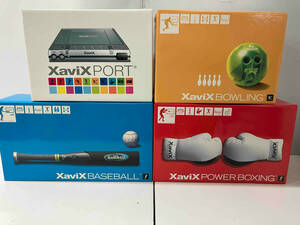  unopened XaviX 4 kind set body + Baseball + boxing +bo- ring 