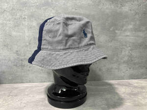 RALPH LAUREN × BEAMS bi-color bucket hat バイカラー バケットハット バケハ ネイビー グレー ラルフローレン ビームス