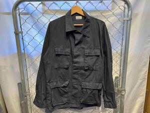 US ARMY SMALL LONG ブラック 薄手多ポケットジャケット 米軍 8415-01-084-1644 店舗受取可