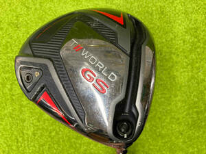 ホンマ HONMA TOUR WORLD GS シャフト VIZARD FD-5S フレックス S ロフト角 10.5° ドライバー ソケット開き、ヘッド凹みあり ゴルフ