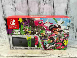 【本体同梱版】Nintendo Switch Splatoon 2セット　※欠品あり※ 初期化済み、動作確認済み　欠品の詳細確認要