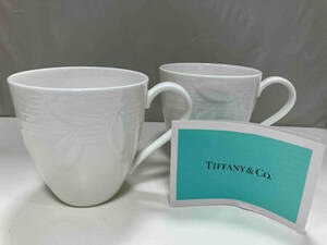 TIFFANY&Co. ティファニー ペアカップ マグカップ テラス 2点セット ホワイト 陶器