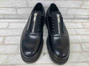 foot the coacher GLOXI ZIP SHOES FTC1634022 フットザコーチャー ジップアップ ドレスシューズ メンズ ブラック レザー サイズ8 1/2 厚底