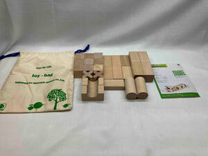 現状品 【1円スタート】セレクタ ブロックス 木製積み木 木製玩具 SELECTA BLOCKS Bauklotze Basic Building Blocks Starter Set
