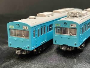  N gauge железная дорога коллекция .. железная дорога 1000 серия (1001 сборник .) восстановление Sky голубой цвет 3 обе комплект Tommy Tec 