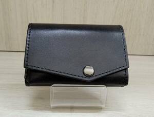 abrAsus/アブラサス/二つ折り財布/ブラック