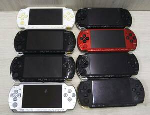 ジャンク SONY PSP 本体 PSP-1000 PSP-2000 PSP-3000 まとめて8台 全て動作未チェック 現状品