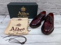 ALDEN ALDEN J.CREW 975 ウィングチップ 表記サイズ 8.5インチ ブラウン系 店舗受取可_画像1