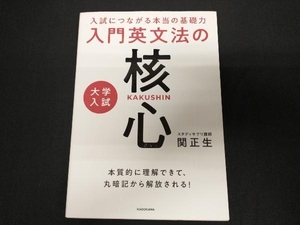 入試につながる本当の基礎力 大学入試 入門英文法の核心 関正生