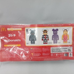 BE@RBRICK ゴジラVSマクドナルド ベアブリックコラボ 4体セットの画像4