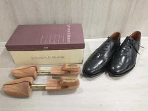 通年 JOHNSTON＆MURPHY ジョンストン＆マーフィー ドレスシューズ LD62T サイズ8 黒