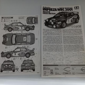 プラモデル タミヤ スバル インプレッサ WRC 2001 ラリー・オブ・グレートブリテン 1/24 スポーツカーシリーズ No.250の画像6
