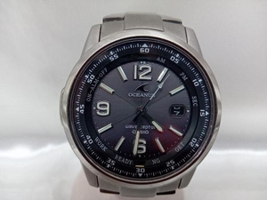 ジャンク 【CASIO】カシオ／OCEANUS OCW-100TDJ-1AJF 時計 腕時計 電波ソーラー サファイアガラス オシアナス メンズ 中古