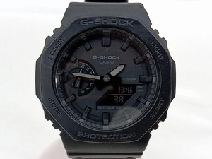 【CASIO G-SHOCK】カシオ GA-2100 クォーツ 20BAR ブラック メンズ 中古