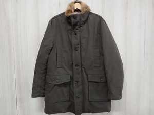 MONCLER モンクレール ダウンジャケット SIZE:2 ダークブラウン ファー脱着可能