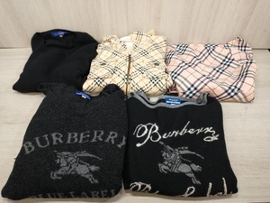 ジャンク 冬 通年 BURBERRY BLUE LABEL バーバリーブルーレーベル 5点まとめ売り ニットプルオーバー ジップパート ワンピース 38(М相当)