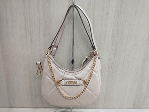 通年 GUESS ゲス ショルダーバッグ Lorlie Quilted Mini Shoulder Bag ピンクベージュ