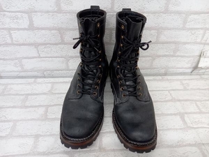 WHITE 'S BOOTS SMOKE JUMPER 13年製 ホワイツ ブーツ スモークジャンパー メンズ ブラック レザー レースアップ サイズ9 1/2E アメカジ