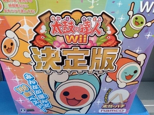 ジャンク 動作未確認 Wii 【同梱版】太鼓の達人Wii 決定版