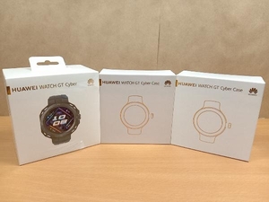 未開封品 HUAWEI WATCH GT cyber AND-B19/GTC-case-P01.P02 ケース2個付き