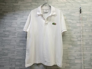 LACOSTE/ラコステ/PH7057-10/Netflixコラボ/Stranger Things/ホワイト/半袖ポロシャツ/サイズ5