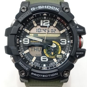 【ジャンク】 稼働品 CASIO カシオ G‐SHOCK MUDMASTER ジーショック マッドマスター GG-1000 カーキ クォーツ 腕時計の画像1