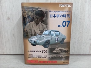 トミカ リミテッドヴィンテージ 日本車の時代VOL.07 トヨタスポーツ800 1965年 全日本自動車クラブ選手権レース大会 浮谷東次郎仕様 1/64