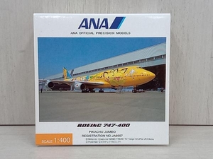 ANA BOEING 747-400 PIKACHU JUMBO PEGISTRATION NO.JA8957 SCALE 1：400