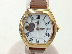 [SPICA]TiCTACspika сhick tuck Open Heart clock wristwatch self-winding watch machine wristwatch lady's used 