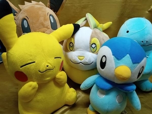 ポケットモンスター でっかいぬいぐるみ ピカチュウ ポッチャマ ヌオー イーブイ ワンパチ まとめ売り