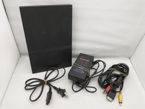 ジャンク 【箱・説明書・コントローラー無し、傷みが目立ちます】 PlayStation2:チャコール・ブラック(SCPH70000CB)