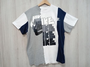 sacai NIKE サカイ ナイキ 半袖 Tシャツ XLサイズ ホワイト ネイビー グレー