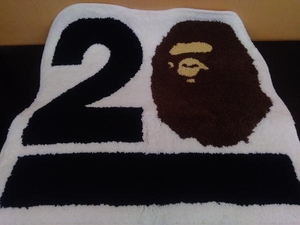 A BATHING APE 20エイプ型マット・ラグマット