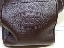 TOD’S トッズ ハンドバッグ レザーバッグ ブラウン系 保存袋付き_画像4