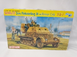  plastic model Dragon model z1/35 Sd.Kfz.7/1 2cm 4 connected equipment Flak38 against empty self-propelled artillery w/ equipment . cab 2in1 smart key to39-45 series [6533]