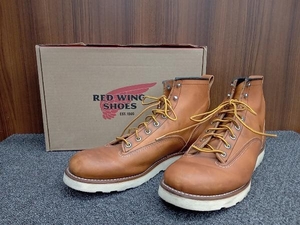 RED WING| Red Wing | line man |2904|9.5 -inch | Brown | Work boots | box attached 