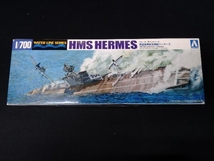 未使用品 プラモデル アオシマ 限定 英国航空母艦HMSハーミーズ インド洋セイロン沖海戦 1/700 ウォーターライン_画像1