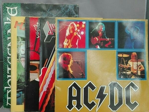 ジャンク AC/DC JudasPriest CultureClub DarylHall&JohnOates WhiteSnake　海外アーティスト パンフレット　５冊セット