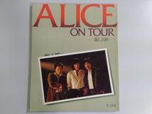 ALICE ON TOURE 週刊セブンティーン特別編集_画像1