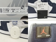 美品 NIKE ナイキ AIR JORDAN 1 HIGH OG CO.JP エアジョーダン 1ハイ OG CO.JP DC1788-100 スニーカー 27.5 ホワイト ネイビー 通年_画像9