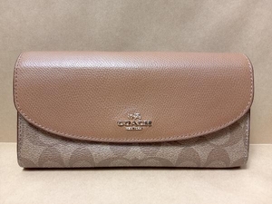 COACH コーチ L字ファスナー 長財布 F54022 シグネチャー 折り財布