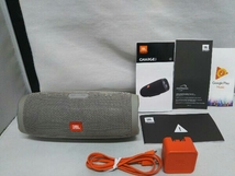 JBL CHARGE3 GRAY JN [スプラッシュプルーフ(IPX7)対応 Bluetoothスピーカー グレー]_画像1