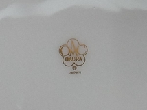 大倉陶園 プレート 5枚セット 白 金縁 直径約20cm 皿 箱無し OKURA JAPAN_画像6